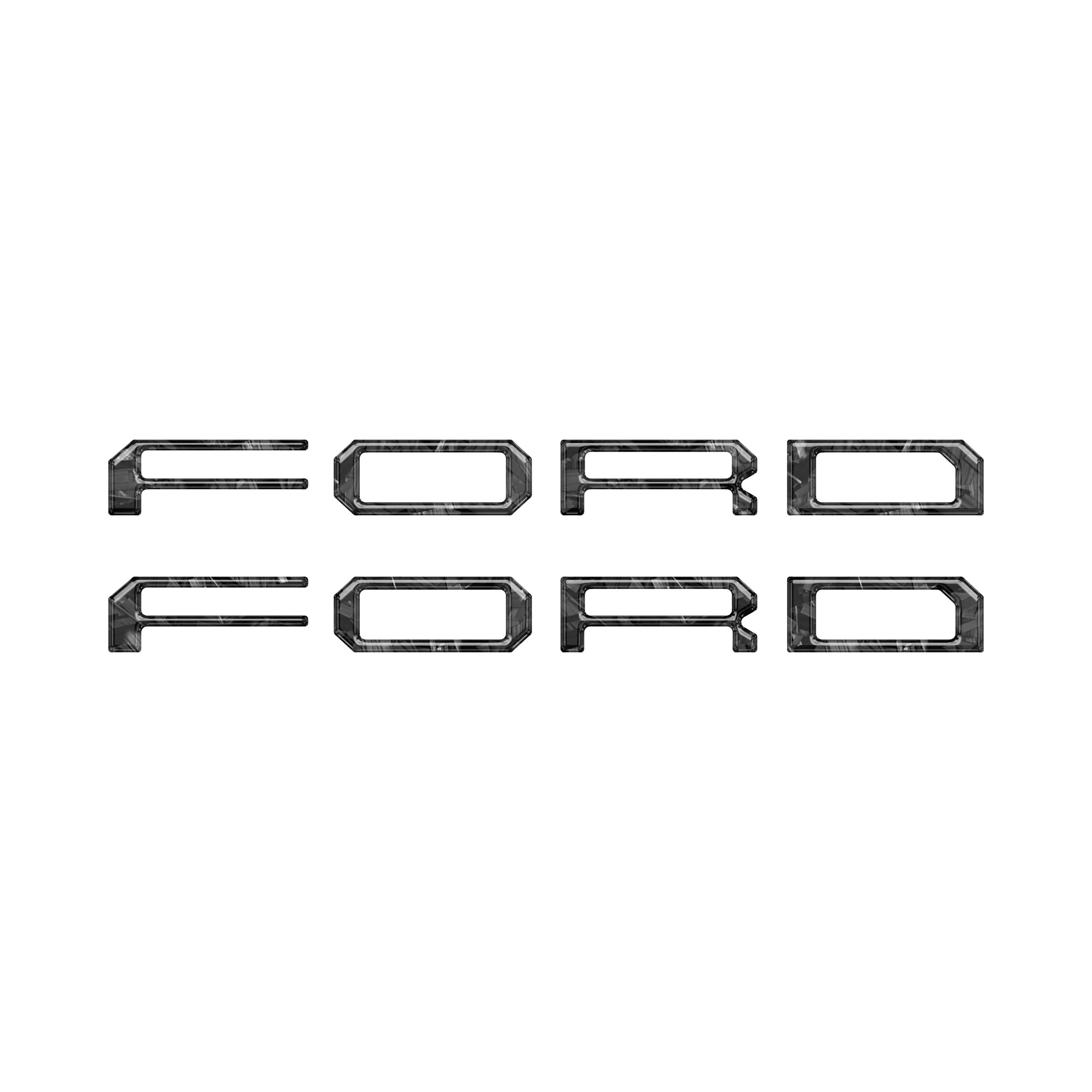 Tufskinz Tremor/Raptor Running Board Letter Inserts for Ford F-150 (2025-2026) - Image 13
