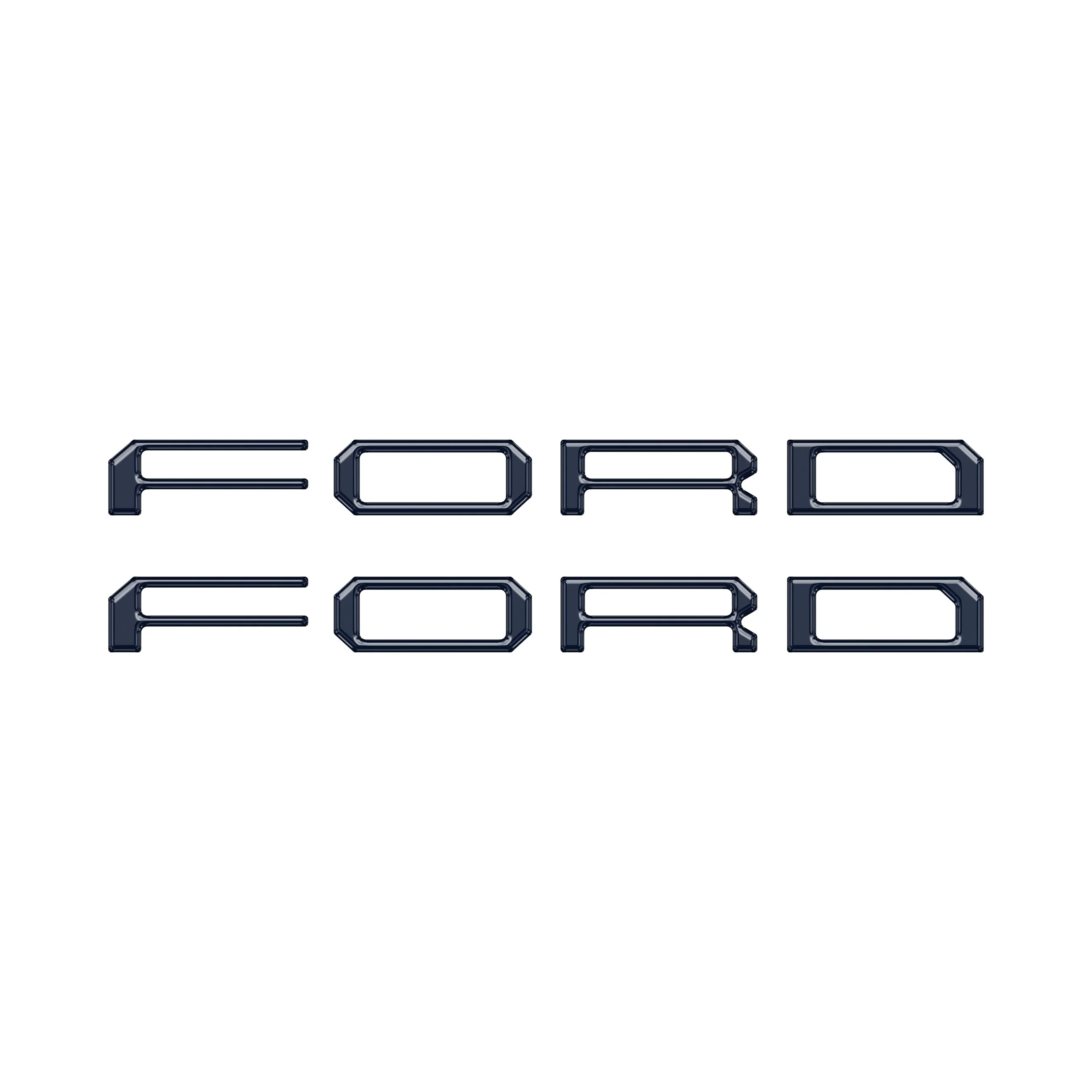 Tufskinz Tremor/Raptor Running Board Letter Inserts for Ford F-150 (2025-2026) - Image 2