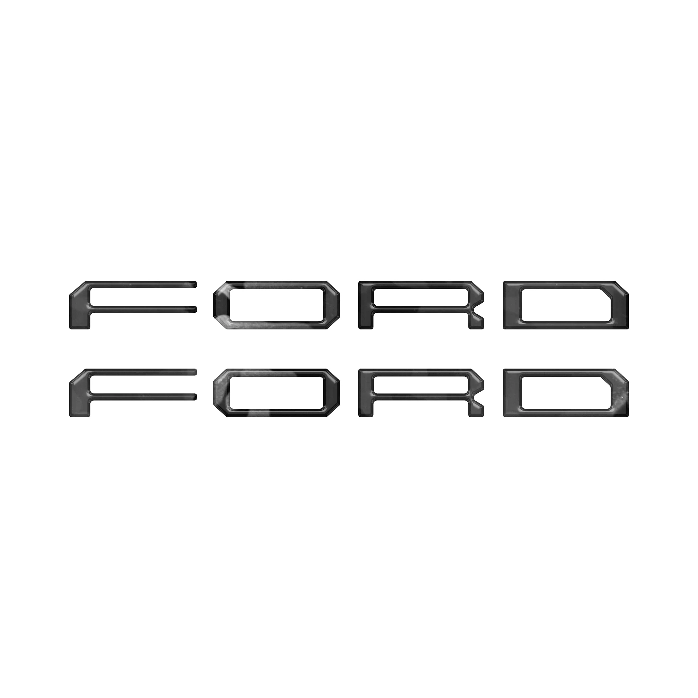 Tufskinz Tremor/Raptor Running Board Letter Inserts for Ford F-150 (2025-2026) - Image 23