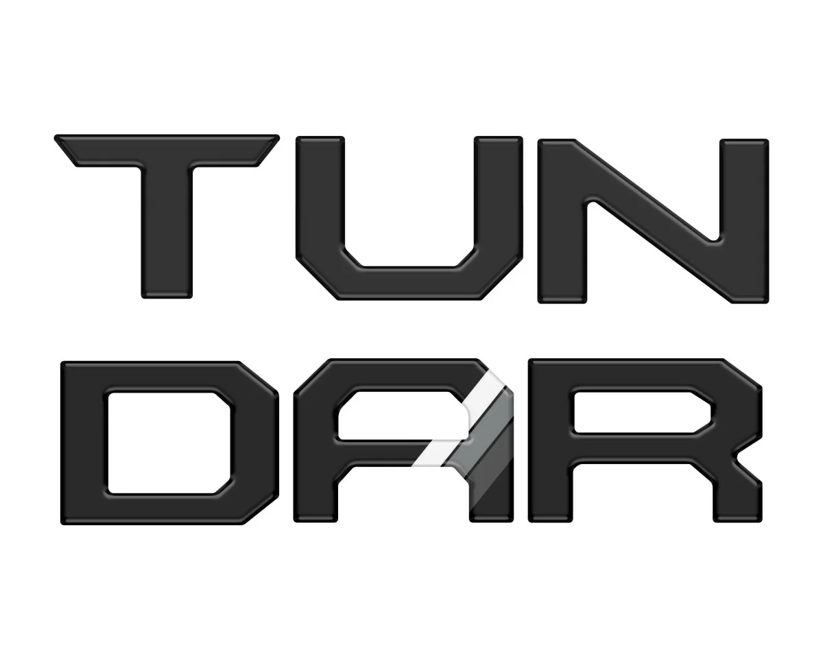 Tufskinz "TUNDRA" Tailgate Letter Inserts for Tundra (2014-2021) - Image 18