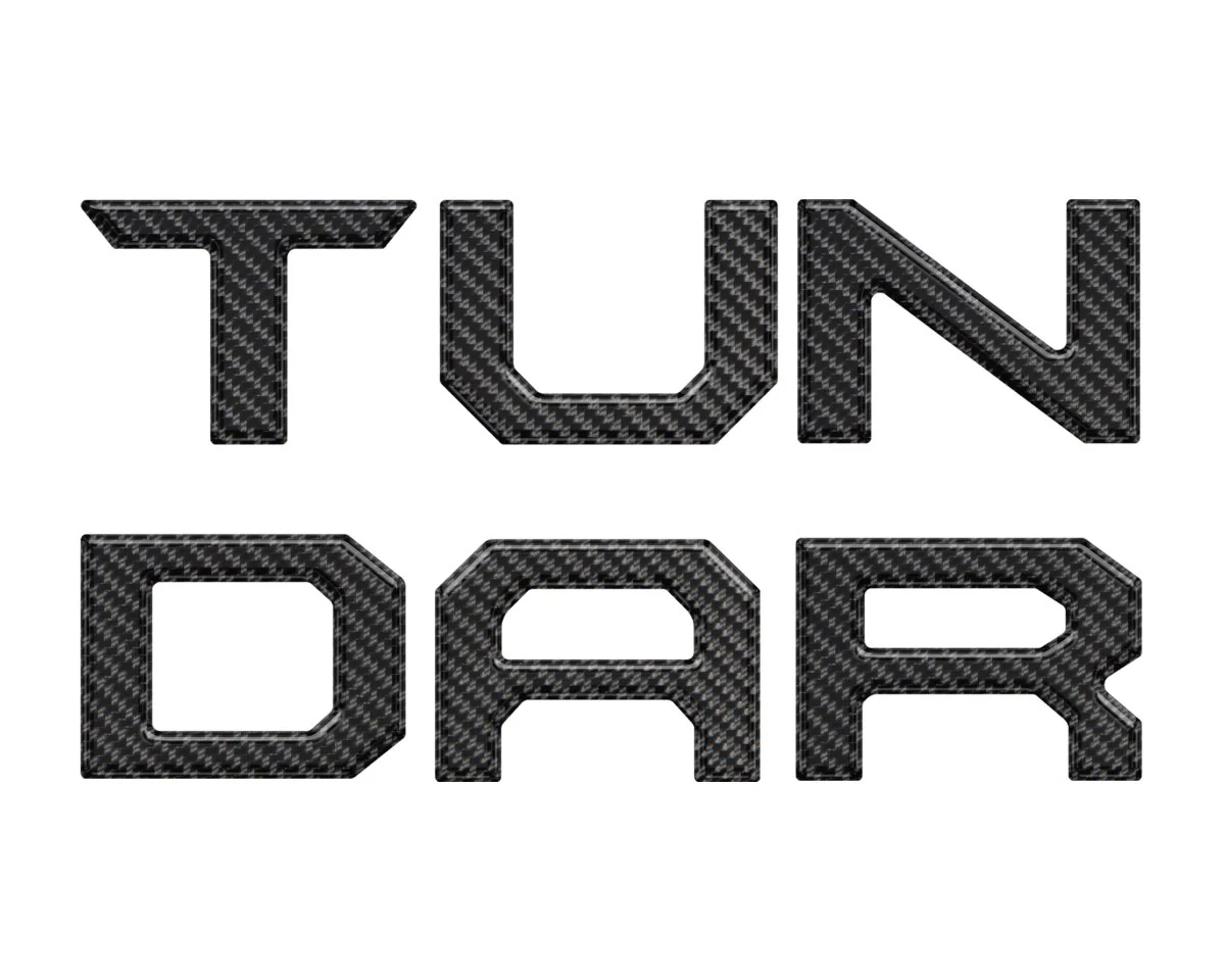 Tufskinz "TUNDRA" Tailgate Letter Inserts for Tundra (2014-2021) - Image 23
