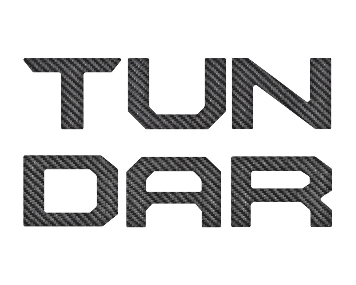 Tufskinz "TUNDRA" Tailgate Letter Inserts for Tundra (2014-2021) - Image 24