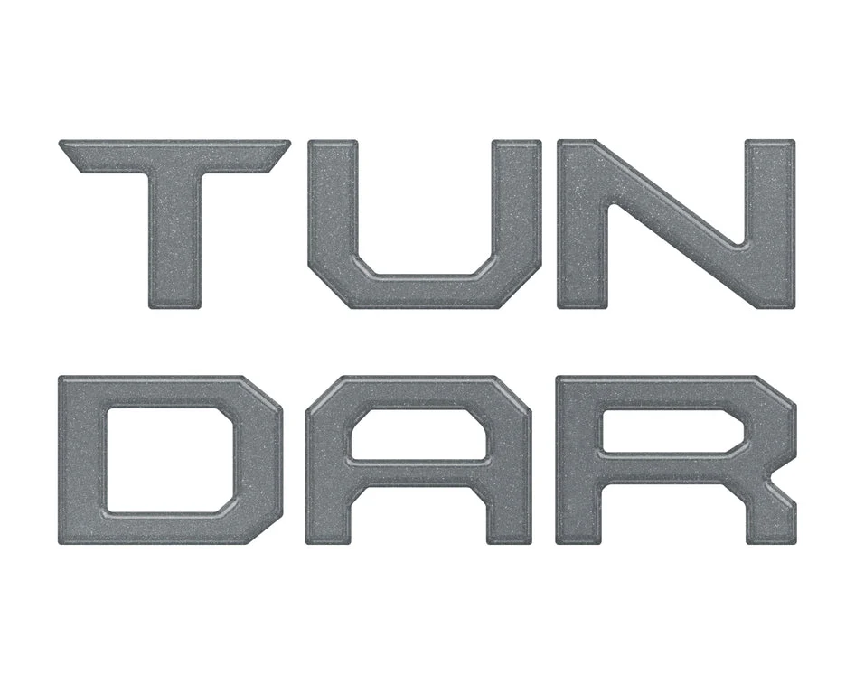 Tufskinz "TUNDRA" Tailgate Letter Inserts for Tundra (2014-2021) - Image 28