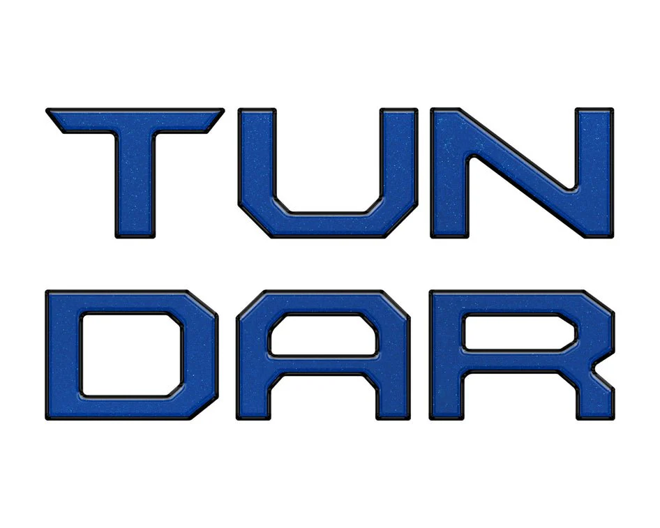 Tufskinz "TUNDRA" Tailgate Letter Inserts for Tundra (2014-2021) - Image 31