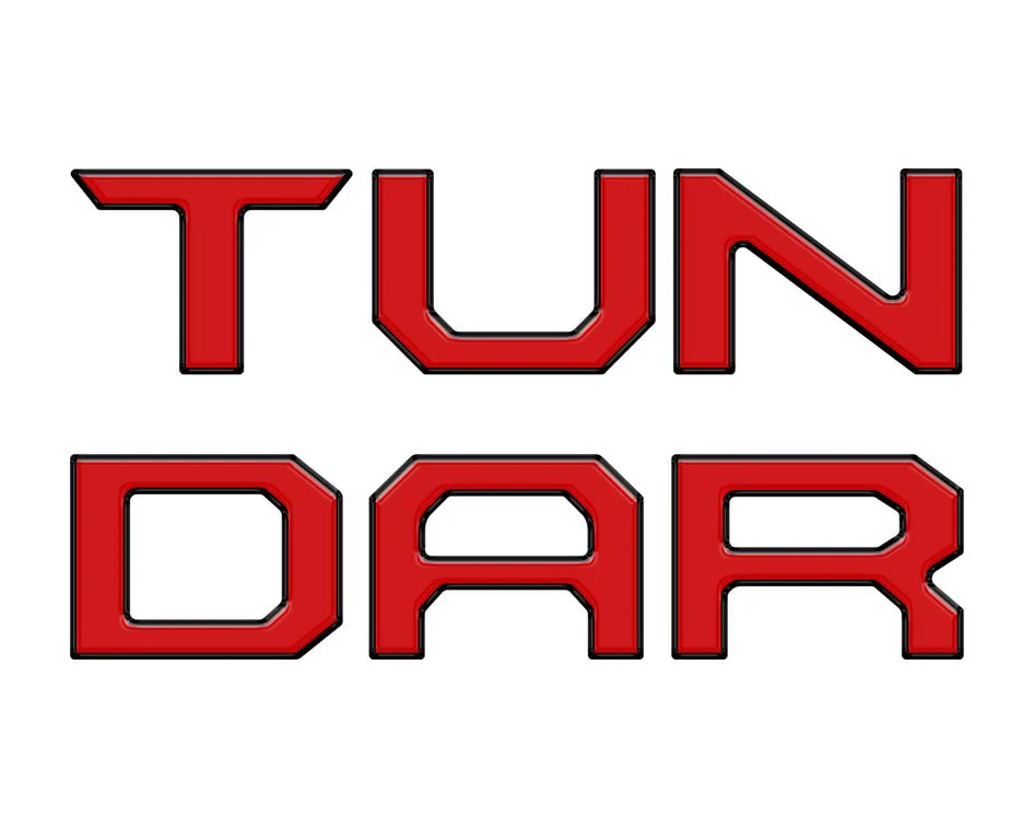 Tufskinz "TUNDRA" Tailgate Letter Inserts for Tundra (2014-2021) - Image 34
