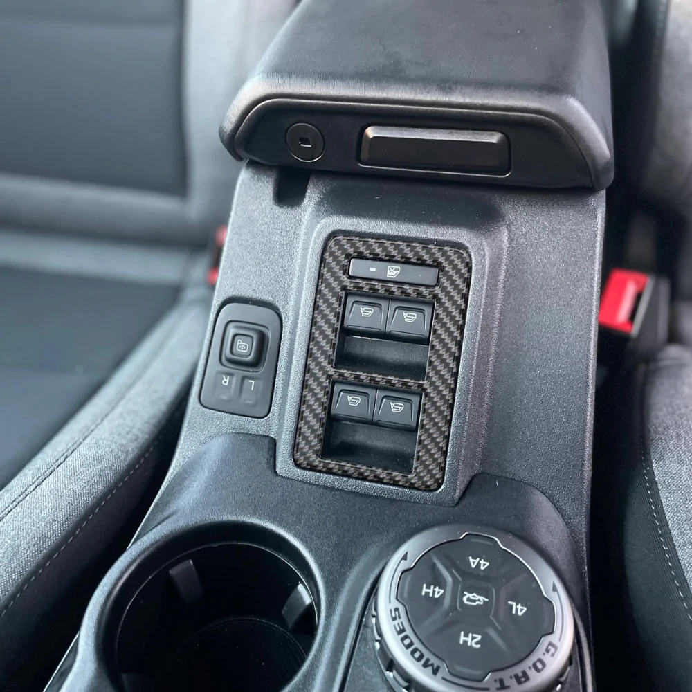 Tufskinz Window Control Switch Accent Overlay for Ford Bronco (2021-2026) - Image 2
