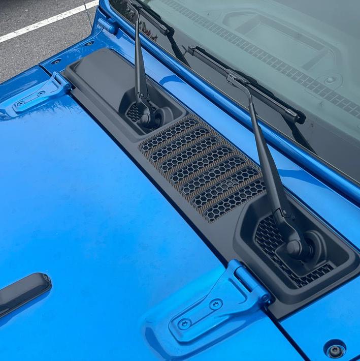 Upper Cowl Center Vent Overlays for Jeep Gladiator (2019-2024) - Image 3