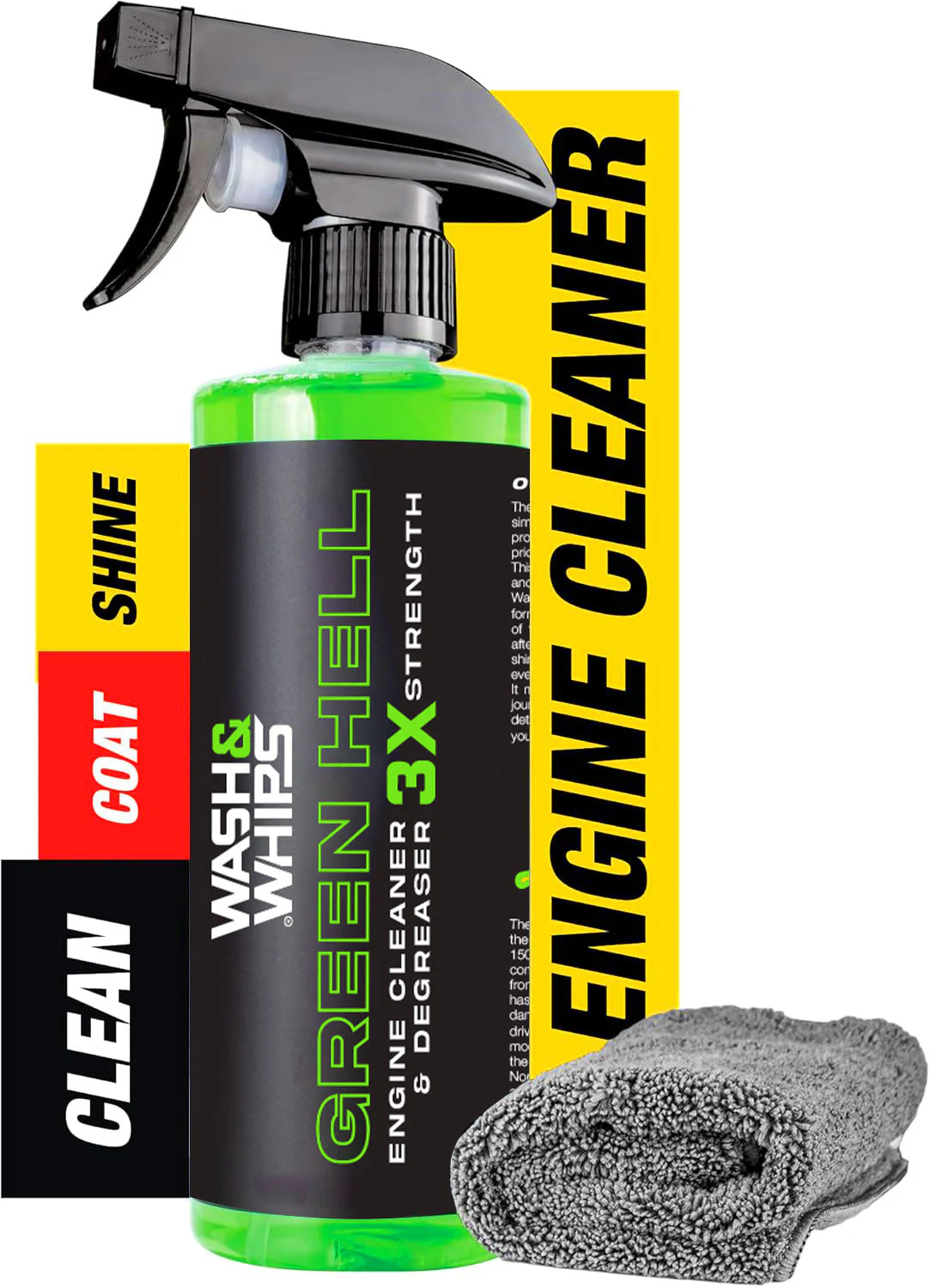 WASH&WHIPS Green Hell Engine Cleaner & Degreaser - Image 8