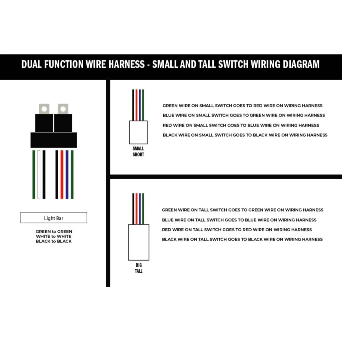 Wiring Harness for Dual Function Light Bar - Image 3